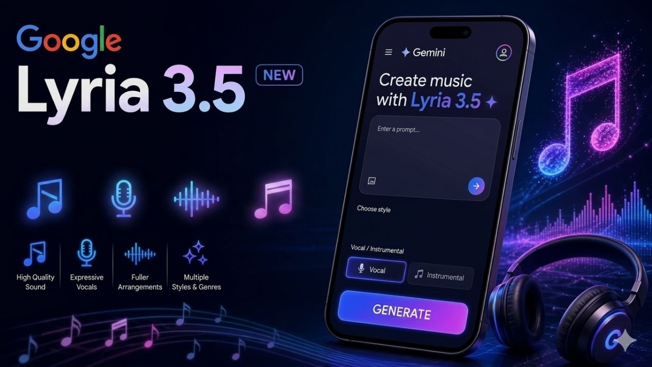 Google Lyria 3.5 Launches in Gemini with AI Music Generation - Free AI  Alternatives
